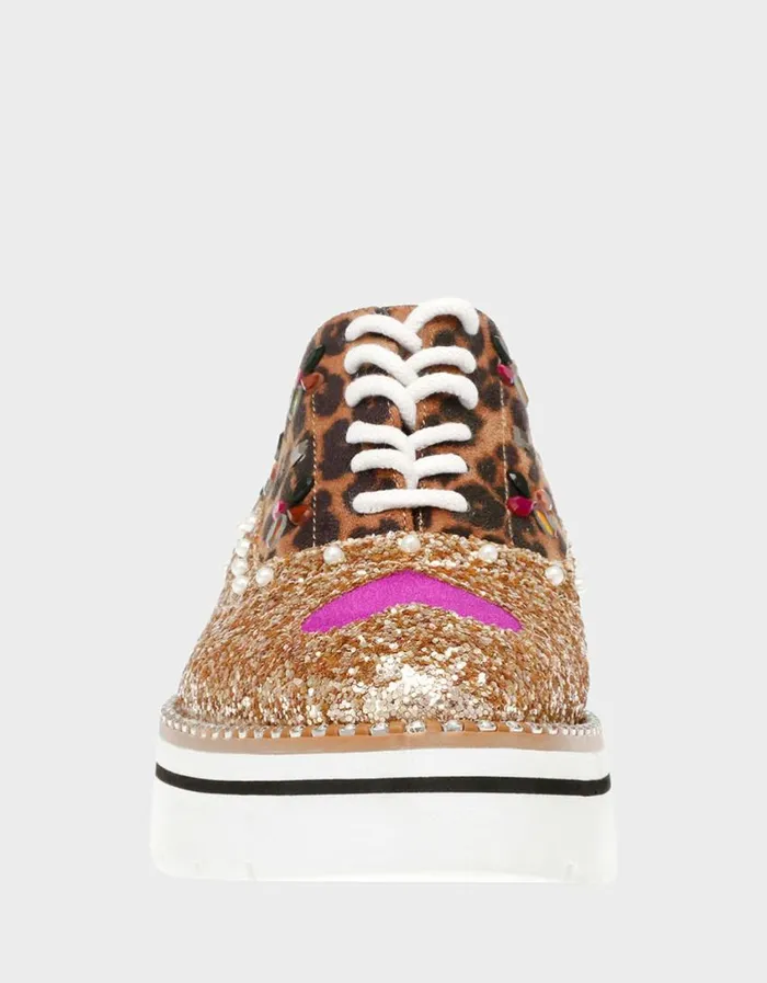 Betsey Johnson Women PIXXY GOLD MULTI Gold Multi