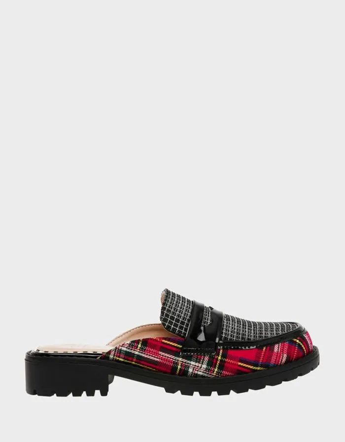 Betsey Johnson Women RONIN RED PLAID Red Plaid