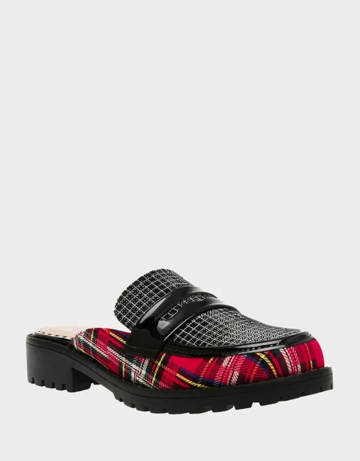 Betsey Johnson Women RONIN RED PLAID Red Plaid