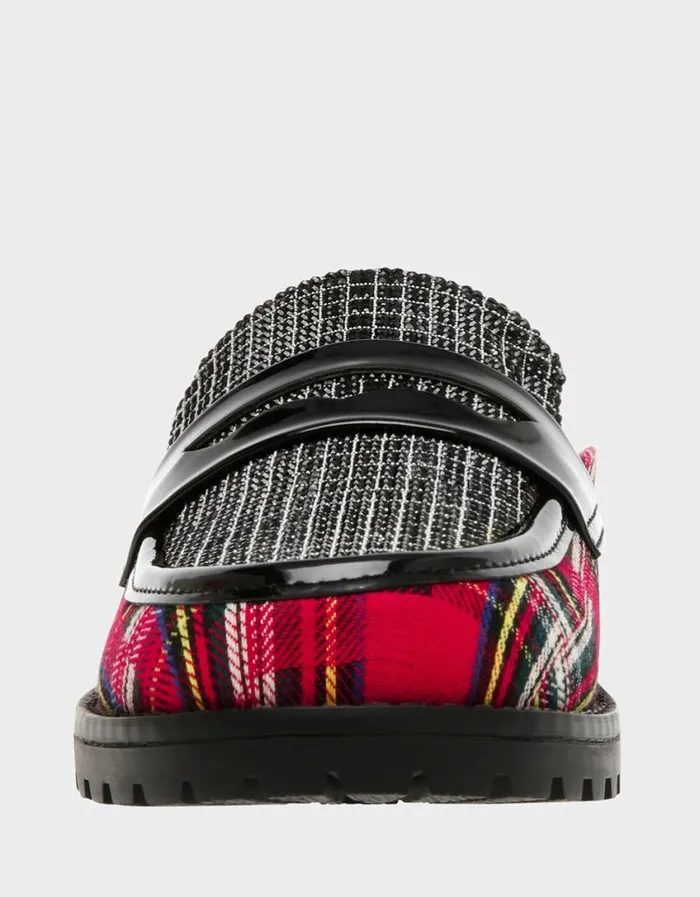 Betsey Johnson Women RONIN RED PLAID Red Plaid