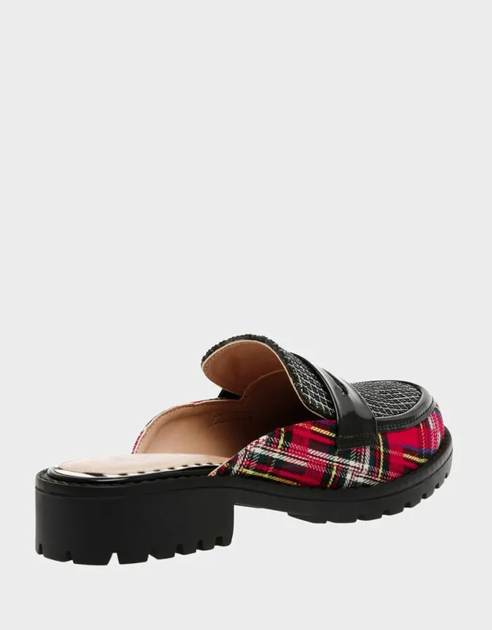 Betsey Johnson Women RONIN RED PLAID Red Plaid