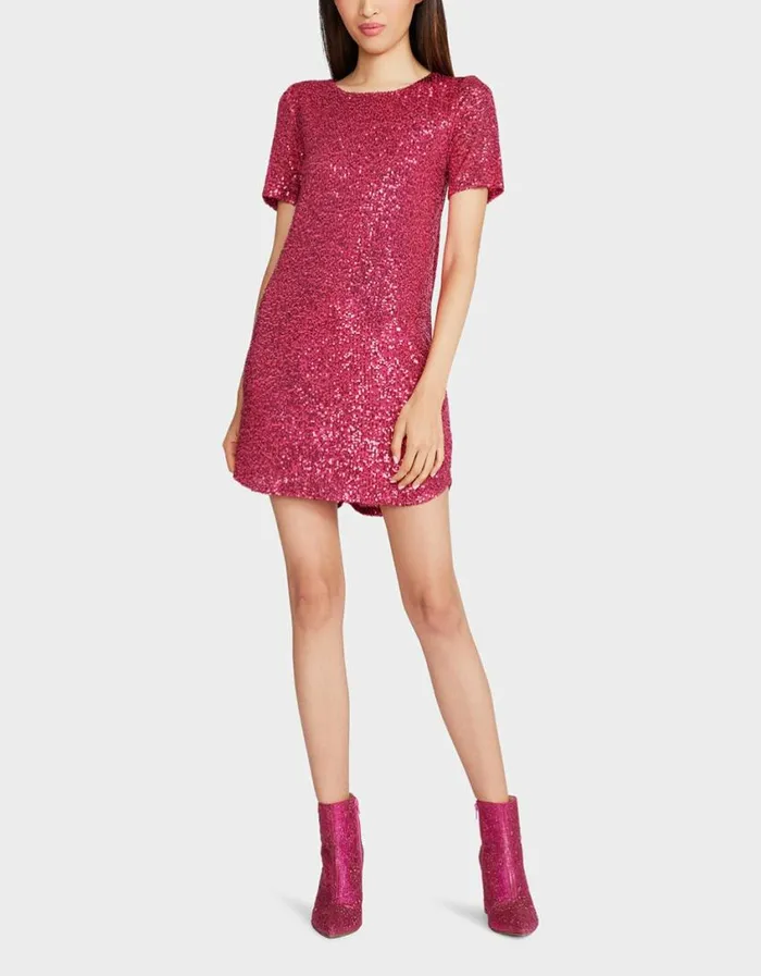 Betsey Johnson Women TATIANA MINI DRESS FUCHSIA Fuchsia