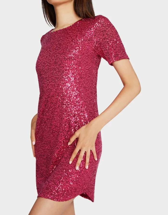 Betsey Johnson Women TATIANA MINI DRESS FUCHSIA Fuchsia