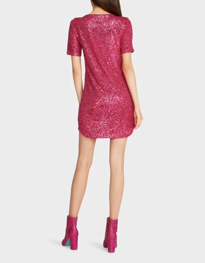Betsey Johnson Women TATIANA MINI DRESS FUCHSIA Fuchsia