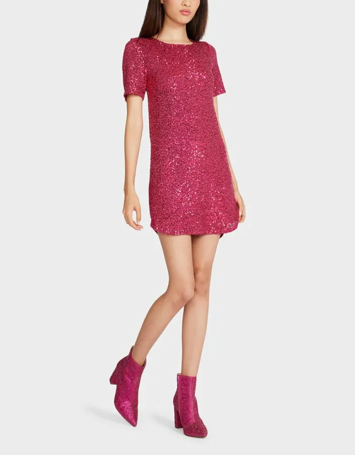 Betsey Johnson Women TATIANA MINI DRESS FUCHSIA Fuchsia