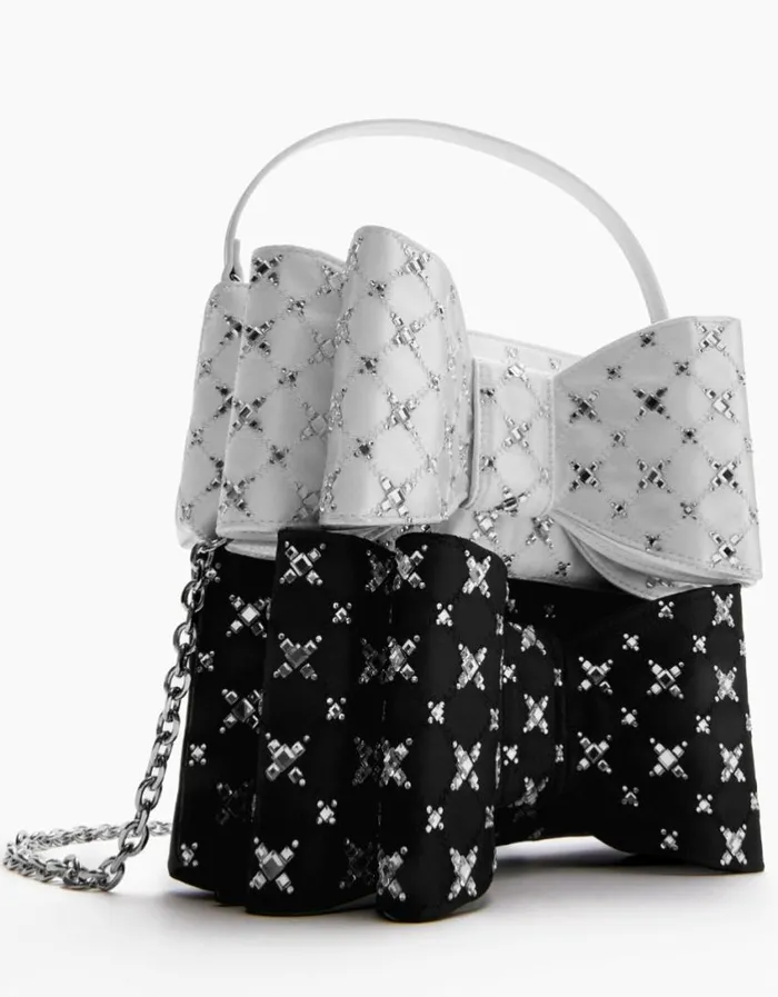Betsey Johnson Women TIE THE KNOT BOW BAG IVORY Ivory Betsey Johnson Women TIE THE KNOT BOW BAG IVORY Ivory