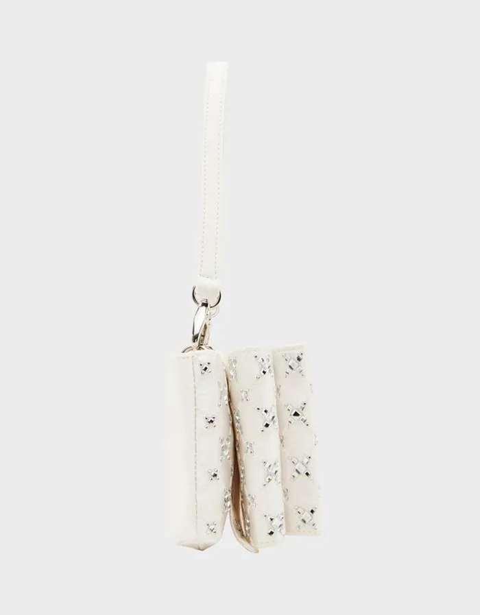 Betsey Johnson Women TIE THE KNOT BOW BAG IVORY Ivory Betsey Johnson Women TIE THE KNOT BOW BAG IVORY Ivory