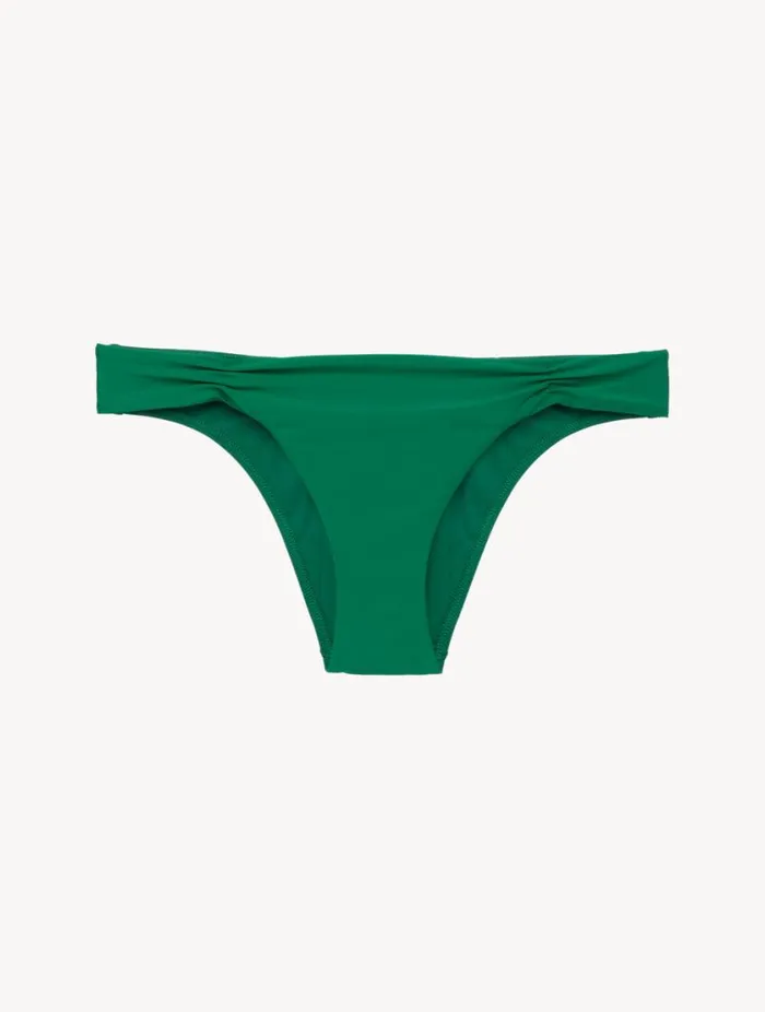 Bikini Brief In Green With Pleat Detailing Swim La Perla Bikinis