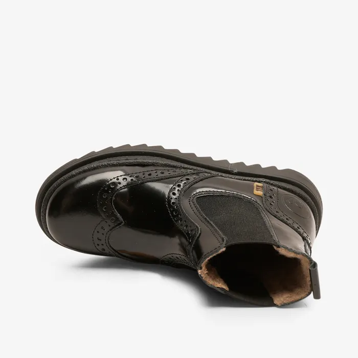 bisgaardshoes Boots KIDS doris tex black polido Black