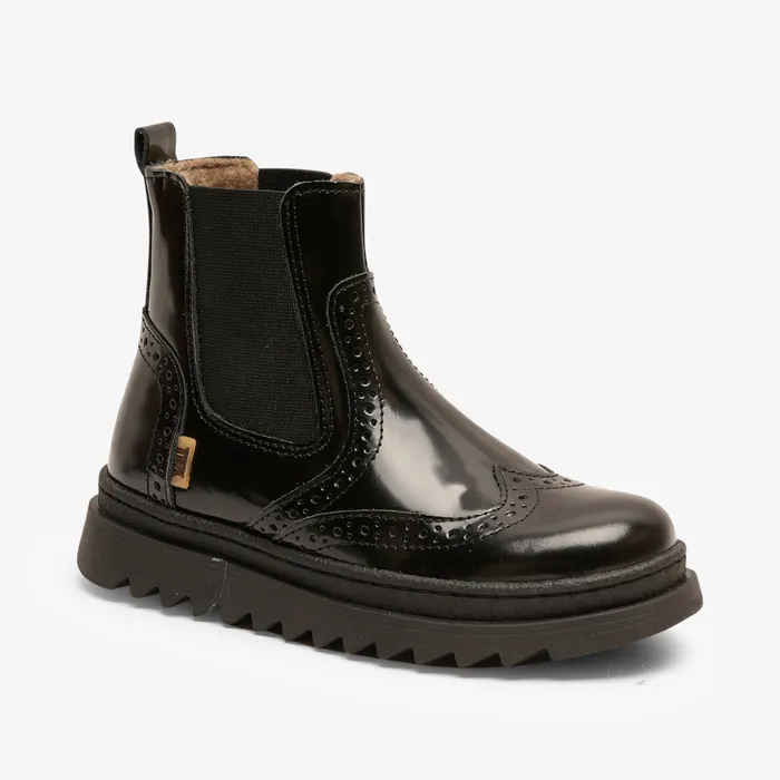 bisgaardshoes Boots KIDS doris tex black polido Black