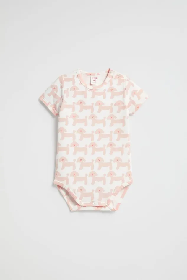 Bodysuits and Onesies Newborn Seed Heritage Poodle Bodysuit Canvas