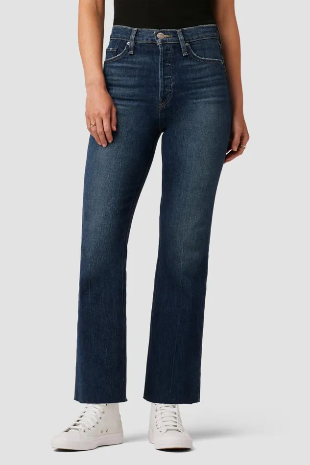 Bootcut Women Hudson Jeans Faye Ultra HighRise Bootcut Crop Jean Naval