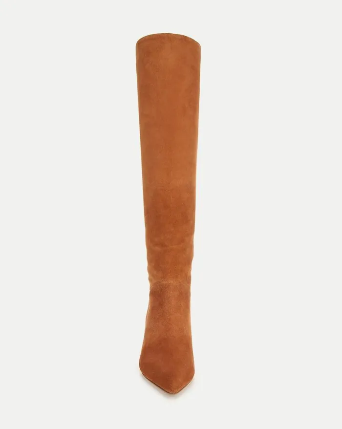 Boots and Booties Shop Veronica Beard Lexington Suede Boot Hazelwood