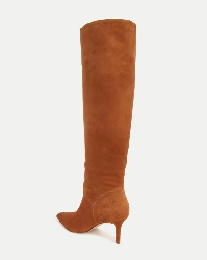 Boots and Booties Shop Veronica Beard Lexington Suede Boot Hazelwood