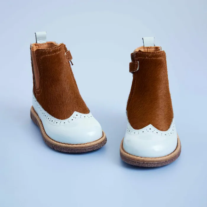 Boots bisgaardshoes KIDS mace squirrel fur Brown