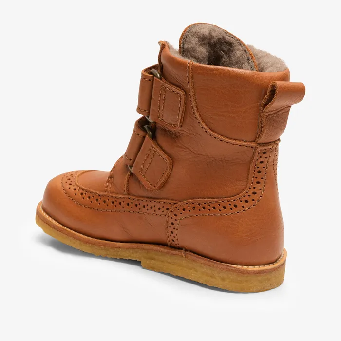 Boots elba tex cognac Brown bisgaardshoes KIDS