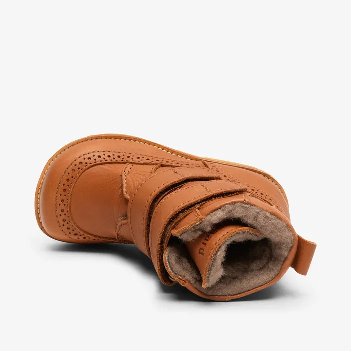 Boots elba tex cognac Brown bisgaardshoes KIDS