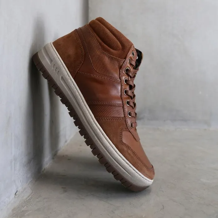 Boots Men Windsor Smith URGE COGNAC LEATHER BOOTS