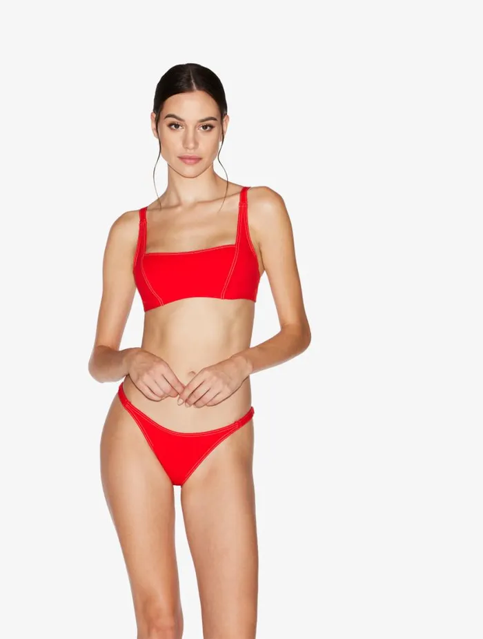 Brazilian Bikini Brief In Red Swim La Perla Bikinis