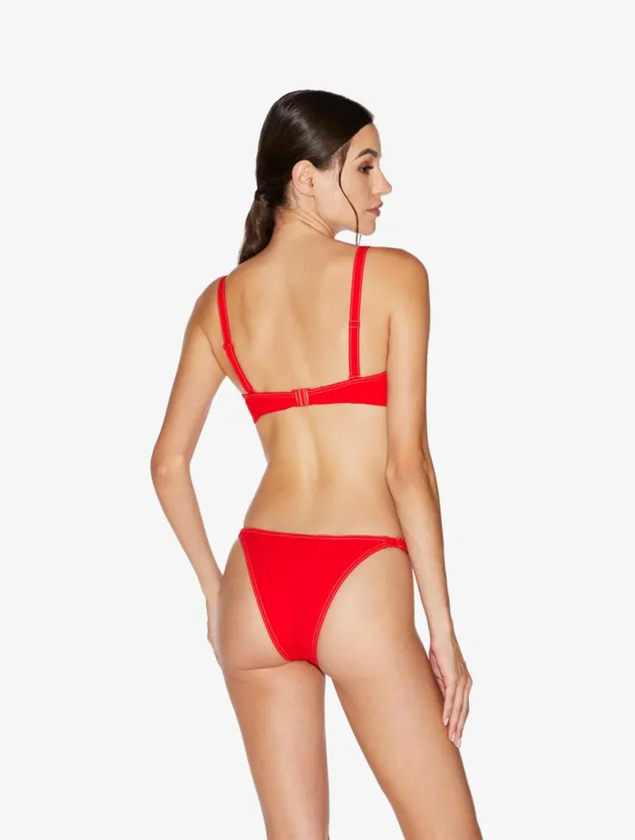 Brazilian Bikini Brief In Red Swim La Perla Bikinis