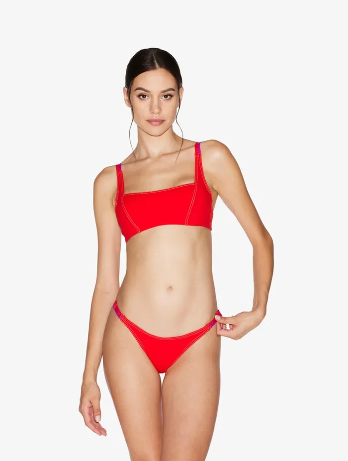 Brazilian Bikini Brief In Red Swim La Perla Bikinis