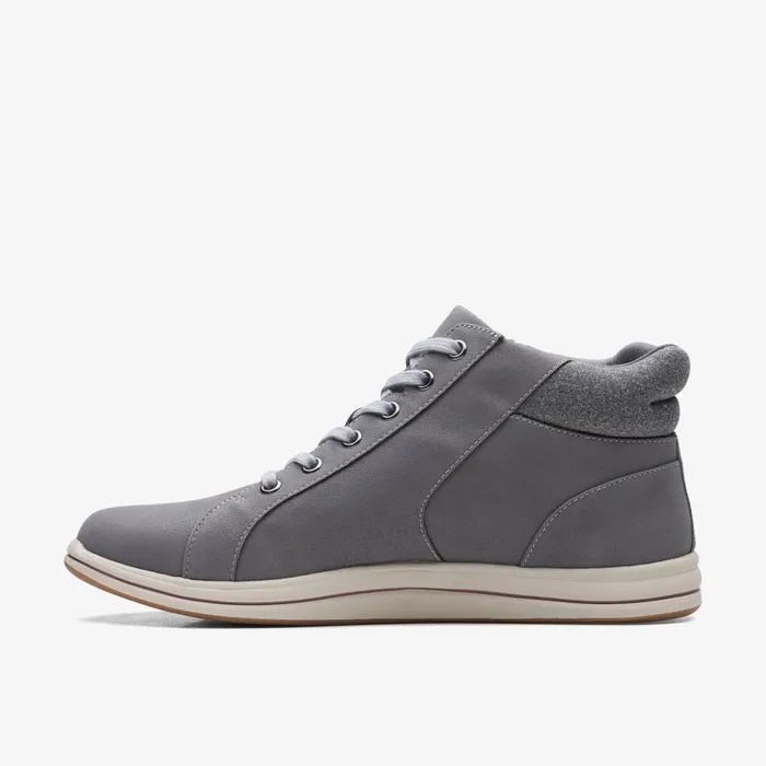 Breeze Glide Dark Grey Women Clarks Boots and Booties