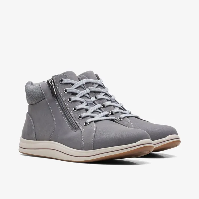 Breeze Glide Dark Grey Women Clarks Boots and Booties