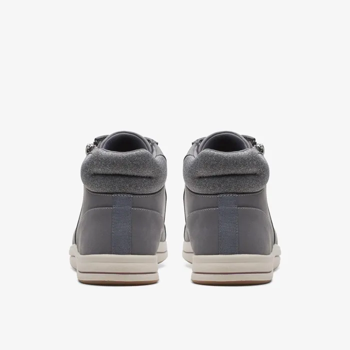 Breeze Glide Dark Grey Women Clarks Boots and Booties