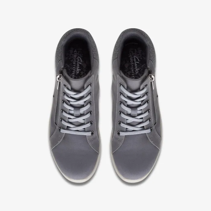 Breeze Glide Dark Grey Women Clarks Boots and Booties
