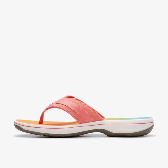 Breeze Sea Coral Ombre Women Clarks Sandals and Flip Flops