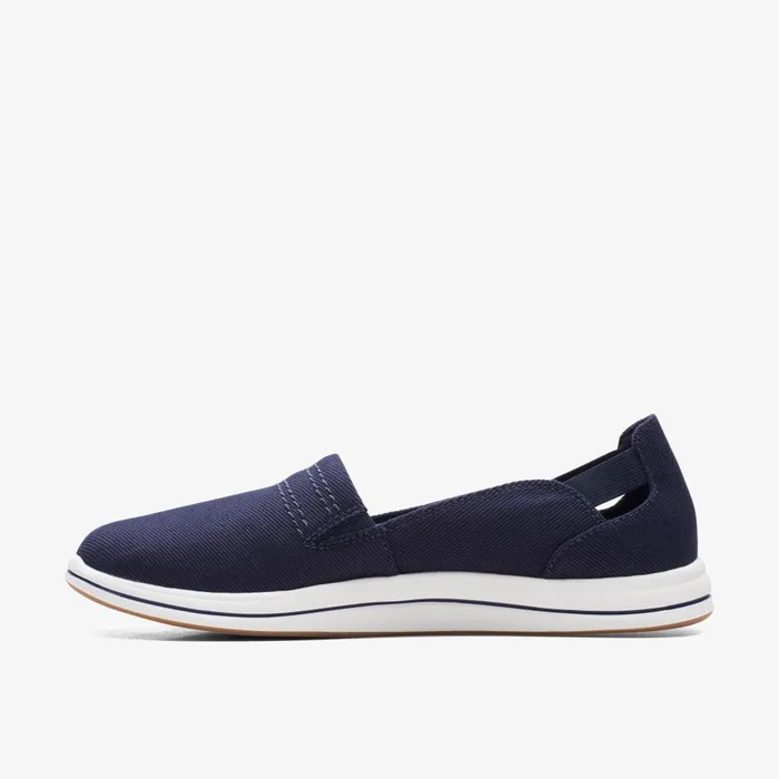 Breeze Step II Dark Navy Women Clarks Flats