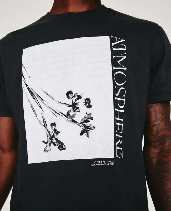 Bryce Crew Atmosphere Ink Stone Men AG Jeans Tees Bryce Crew Atmosphere Ink Stone Men AG Jeans Tees
