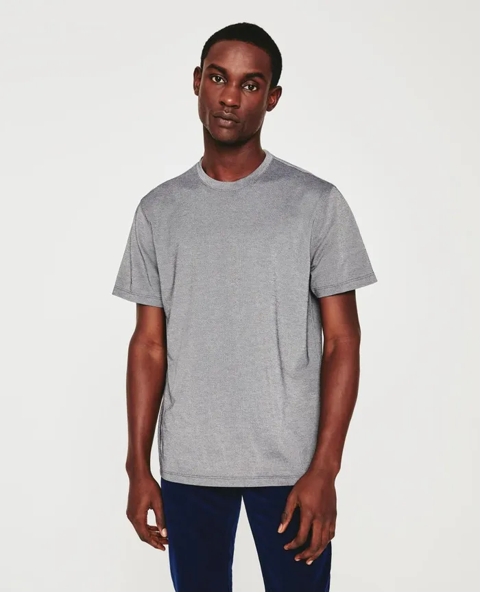 Bryce Crew Deep Navy Men AG Jeans Tees