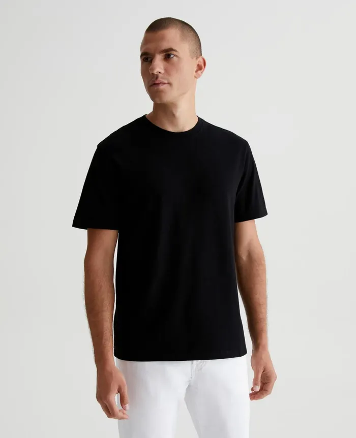 Bryce Crew True Black Men AG Jeans Tees
