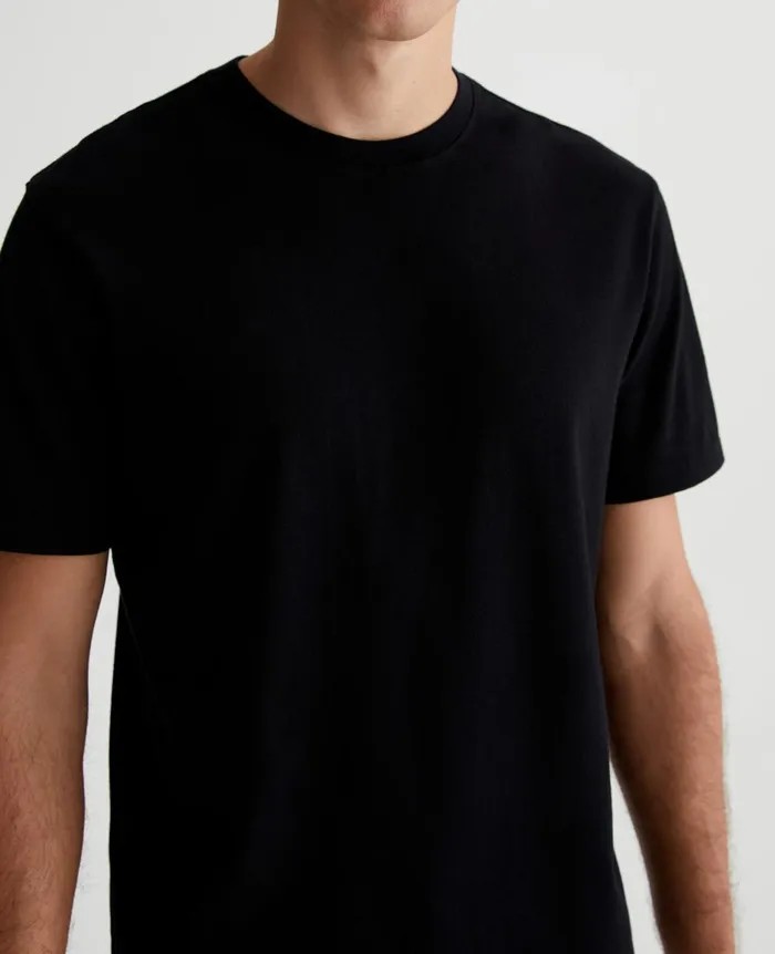 Bryce Crew True Black Men AG Jeans Tees Bryce Crew True Black Men AG Jeans Tees