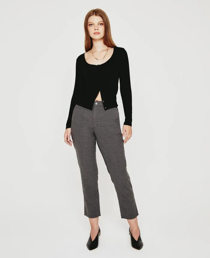 Caden Heather Grey Women AG Jeans Pants