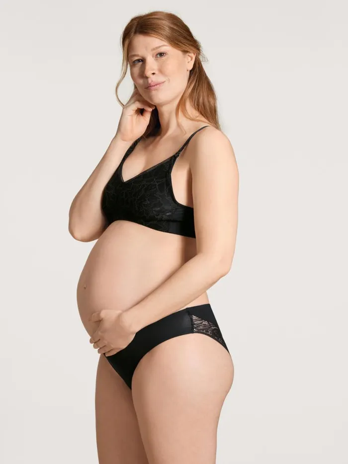 CALIDA Bras Women Nursing Bra Without Underwire Cradle To Cradle Certified Black C2c