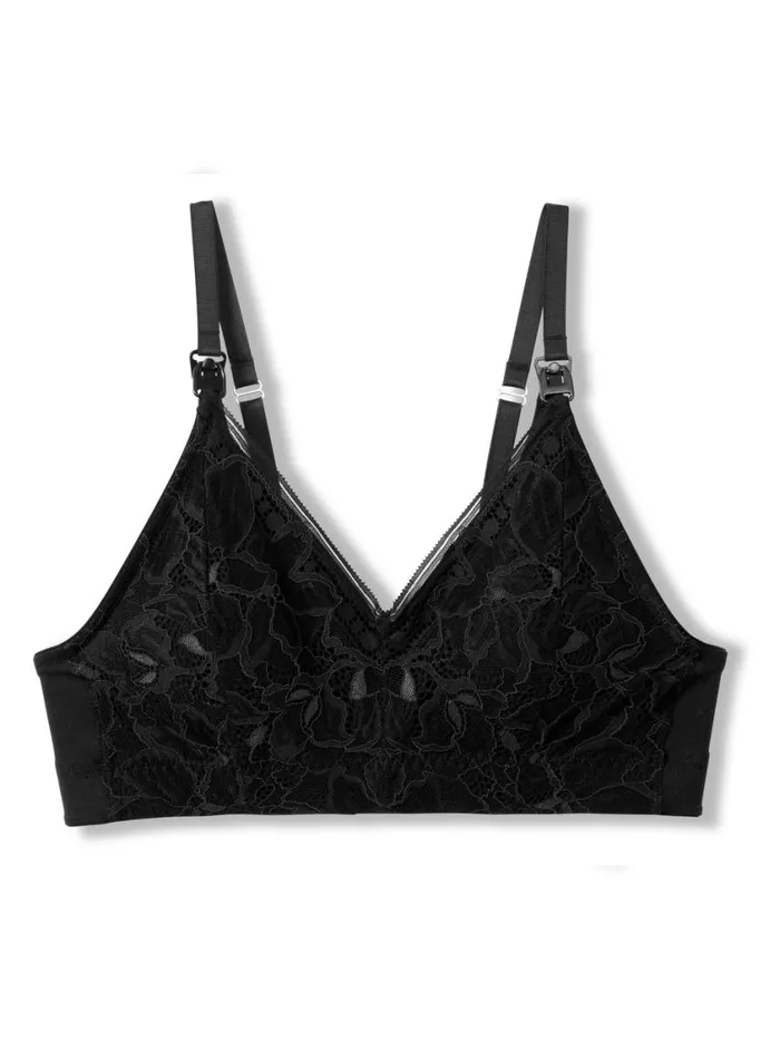 CALIDA Bras Women Nursing Bra Without Underwire Cradle To Cradle Certified Black C2c