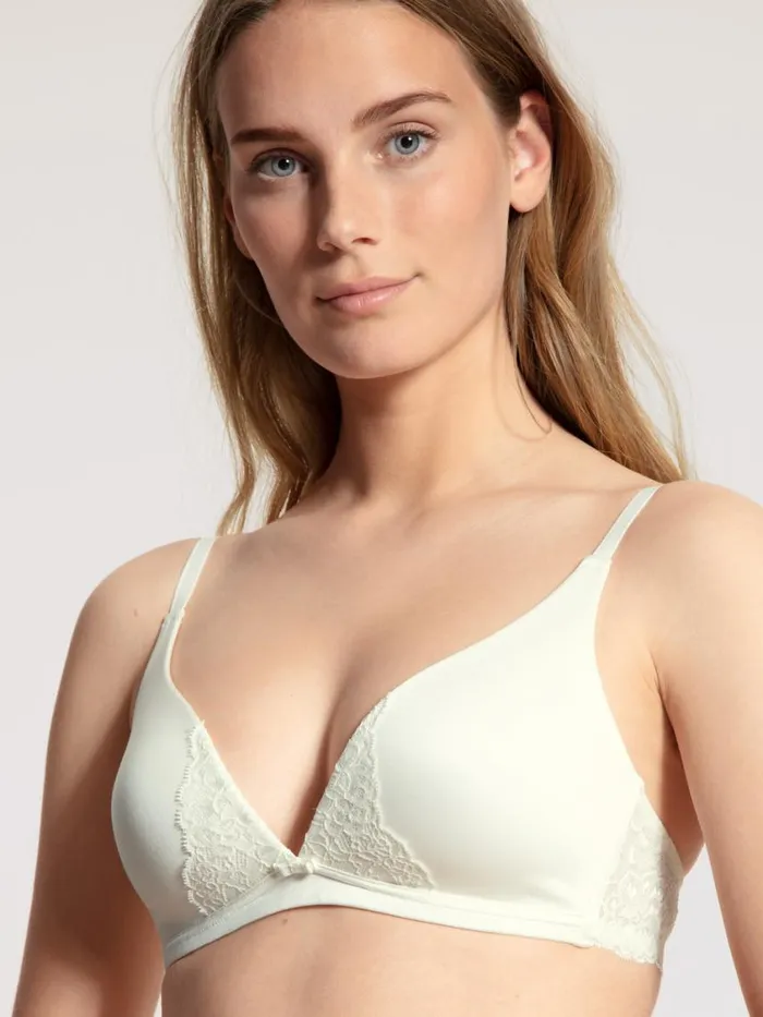 CALIDA Bras Women Soft Bra Alabaster Crme
