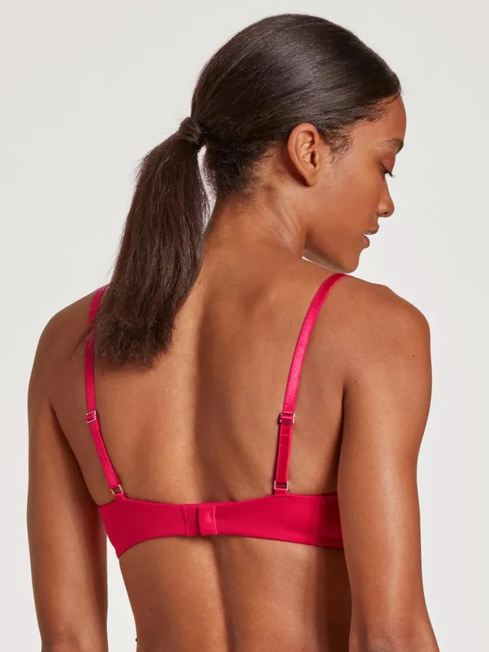 CALIDA Bras Women Triangle Bra With Padding Barberry Red