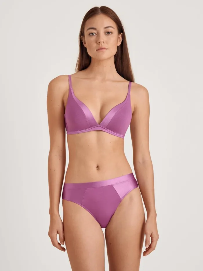 CALIDA Bras Women Triangle Bra With Padding Mulberry Mauve