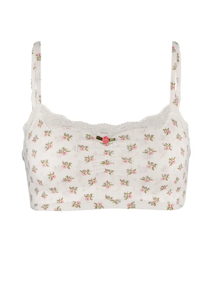CALIDA Bustiers Women Bustier Star White Print