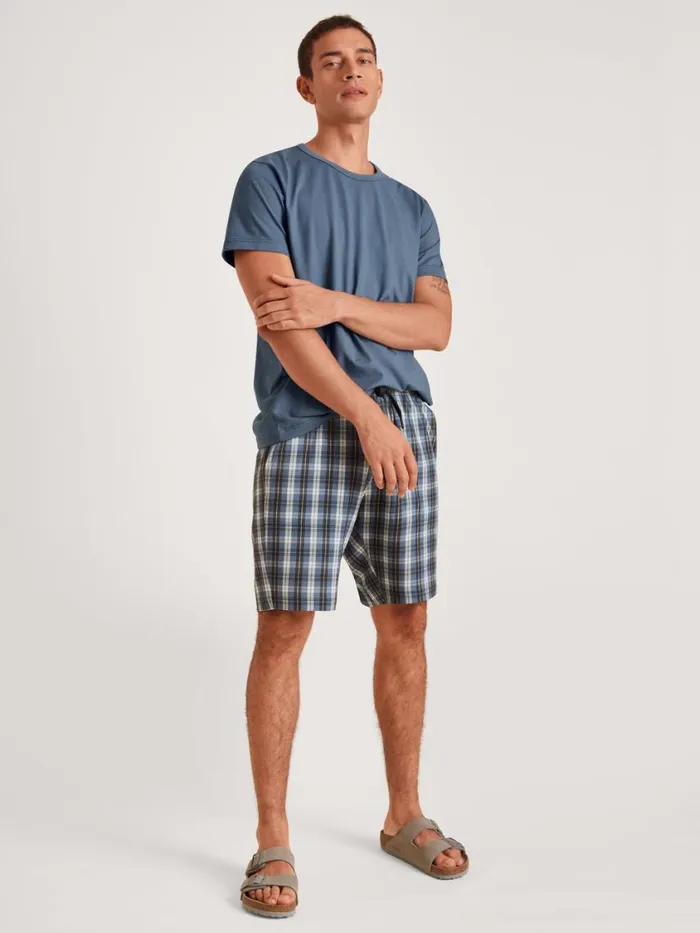 CALIDA Pyjama Pants Men Bermudas Dark Sky