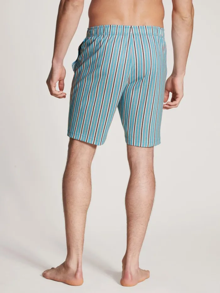 CALIDA Pyjama Pants Men Bermudas Dolphin Blue