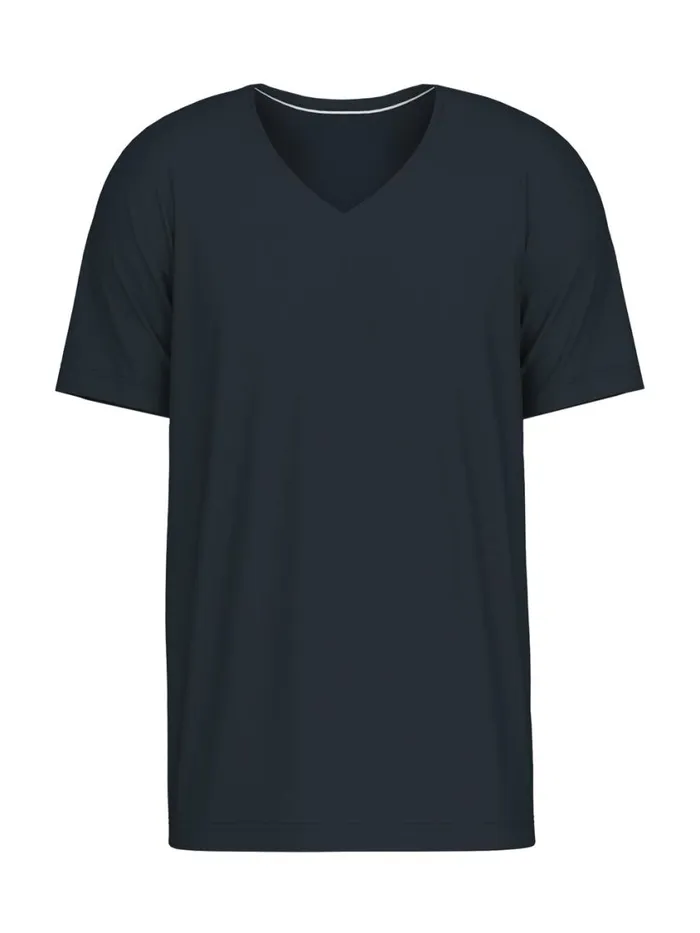 CALIDA Pyjama Tops Men Vshirt Dark Sapphire