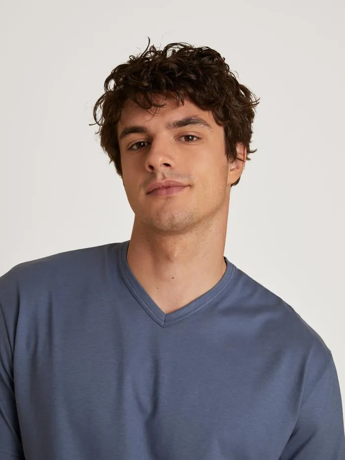 CALIDA Pyjamas Men Short Pyjama Vintage Indigo