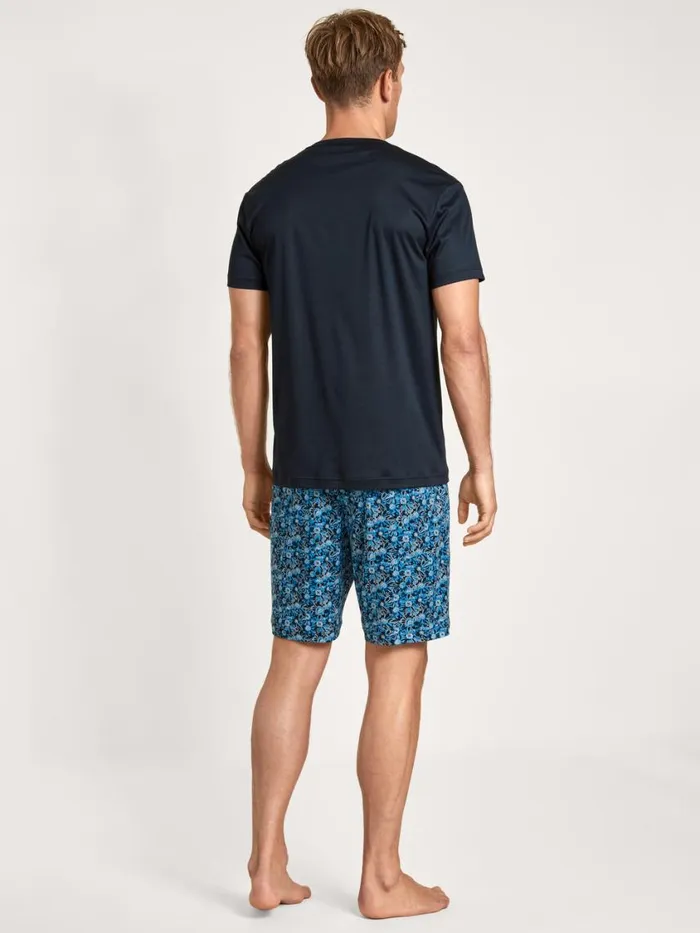 CALIDA Pyjamas Men Short Pyjamas Dark Sapphire