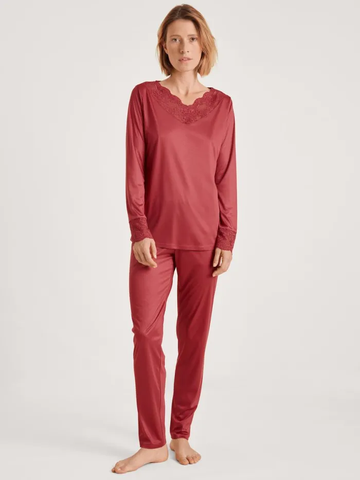 CALIDA Pyjamas Women Pyjama Pomegranate Red