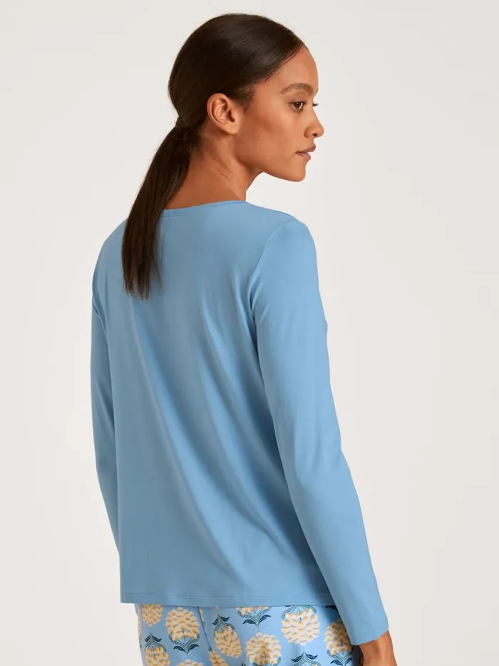 CALIDA Show All Women Shirt Long Sleeve Placid Blue