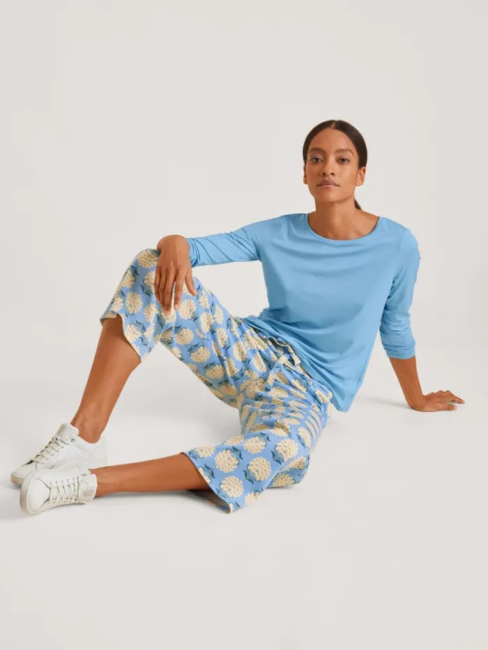 CALIDA Show All Women Shirt Long Sleeve Placid Blue